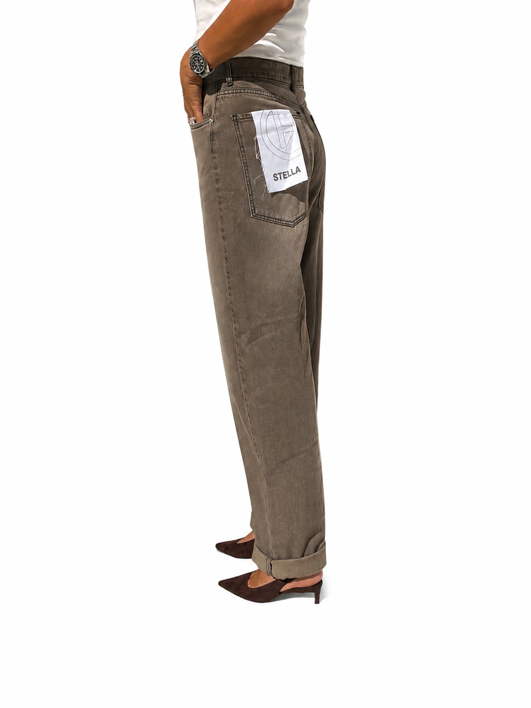 JEANS STELLA NERO SABBIATO