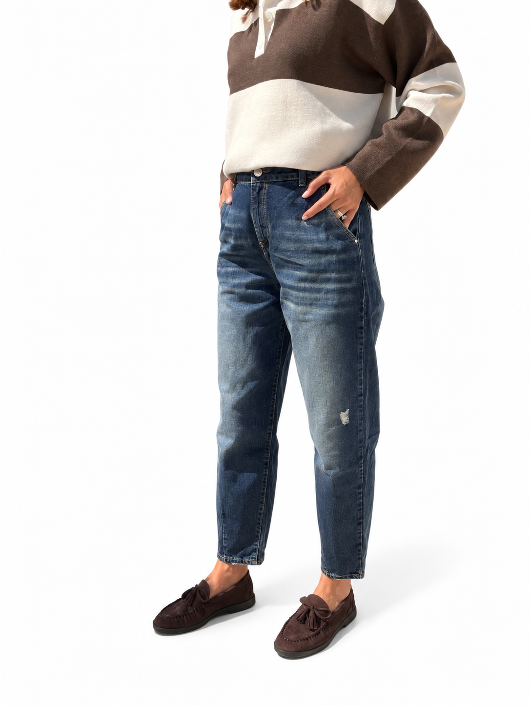 JEANS CROPPED SUGAR