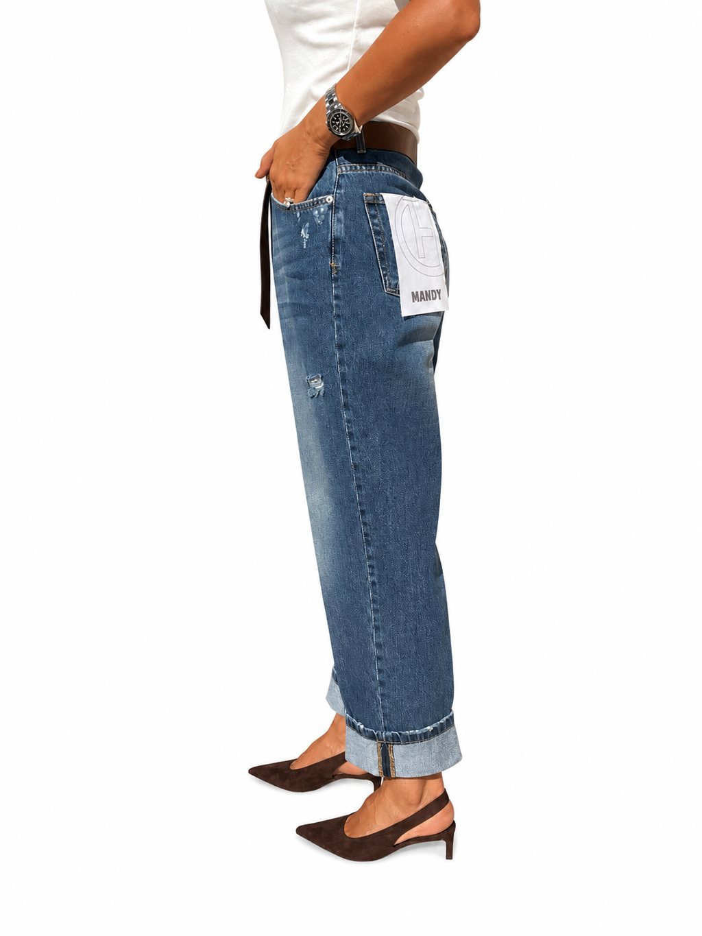 JEANS MANDY BLU SCARICATO