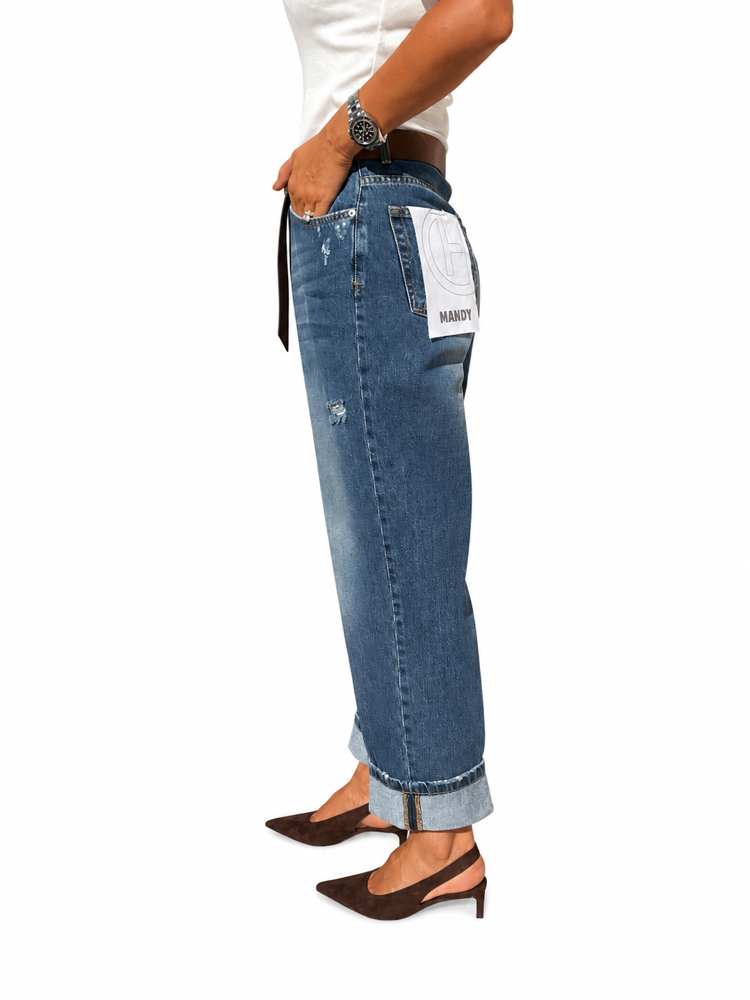 JEANS MANDY BLU SCARICATO