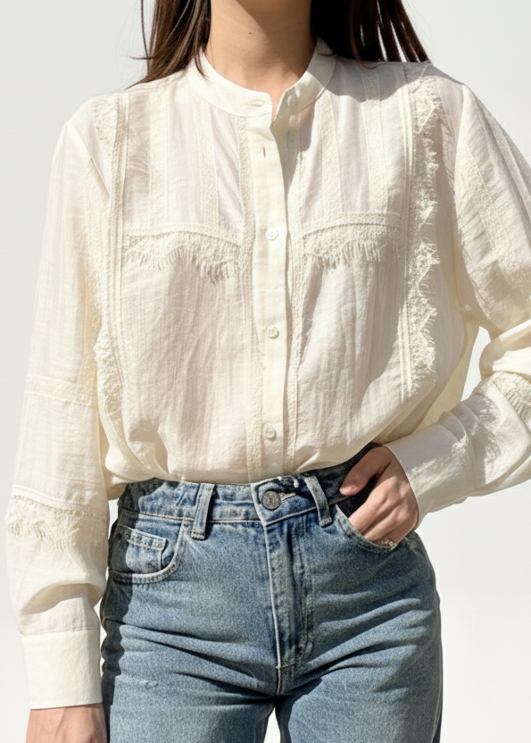 CAMICIA ETEREA PIZZO