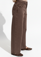 JEANS BELLA MARRONE LAVATO