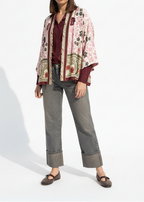 KIMONO CORTO FANTASIA ROSA