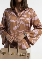 CAMICIA IN 100% RASO DI VISCOSA