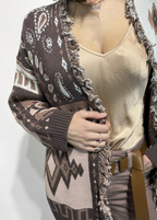 CARDIGAN PACHAMAMA MARRONE