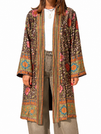 KIMONO LUNGO MORO/ROSA