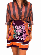 GONNA PORTAFOGLIO LEOPARDO ARANCIO