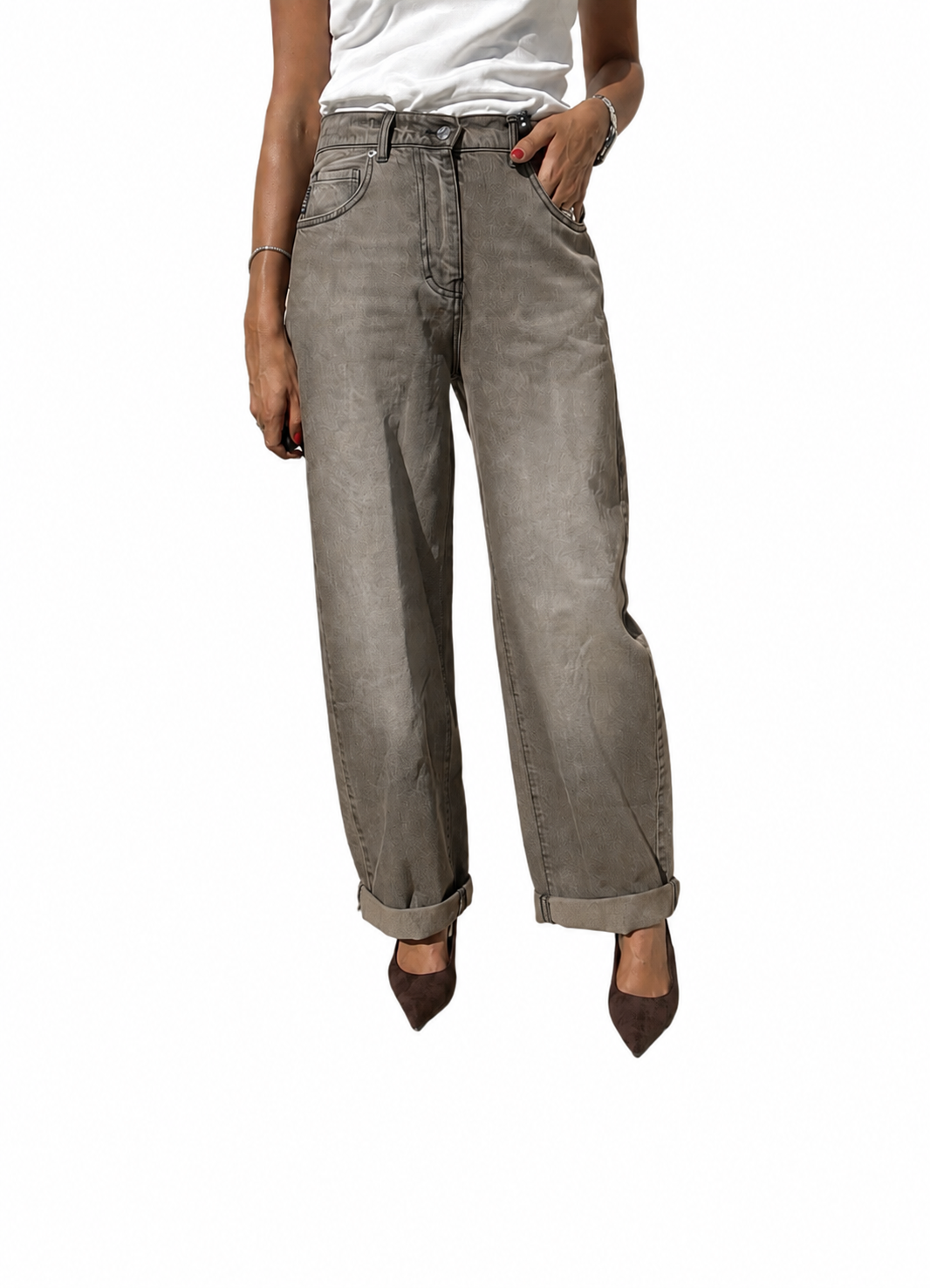 JEANS STELLA NERO SABBIATO