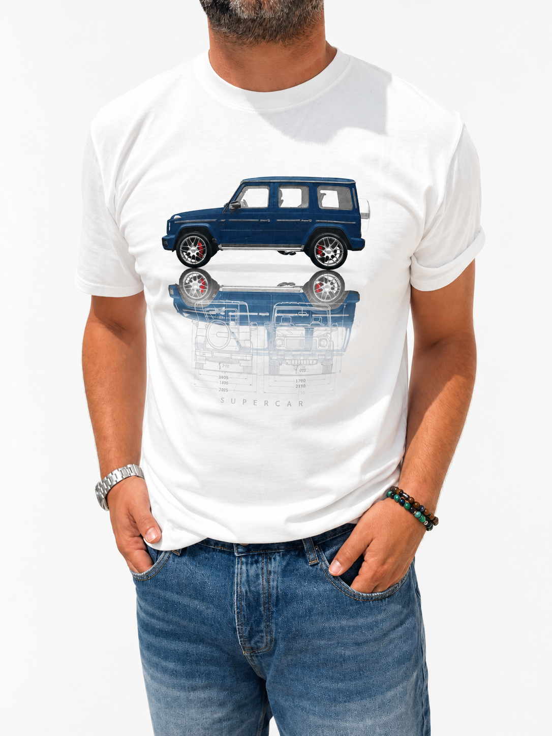 BERMUDA JEANS BAGGY