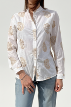 CAMICIA COREANA RICAMATA