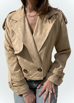 BOMBER EMILY IN SUEDE