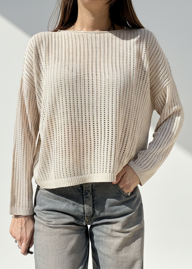 MAGLIONCINO TRAFORATO VISCOSA