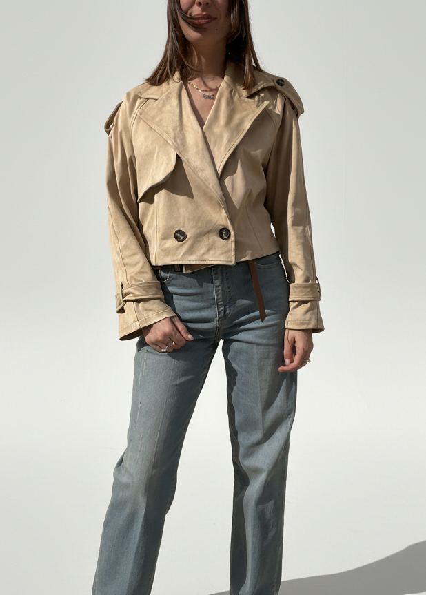 BOMBER EMILY IN SUEDE