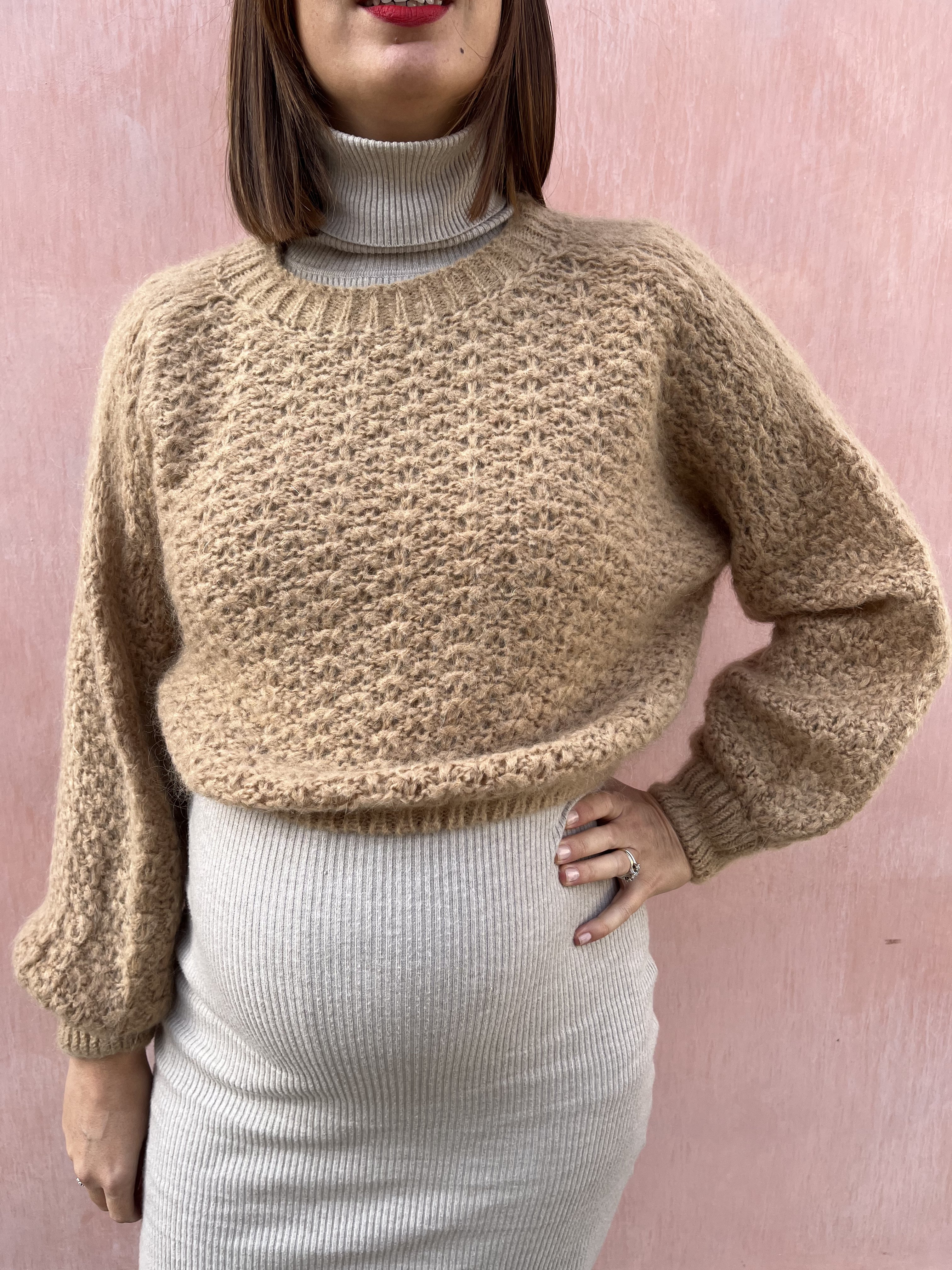 MAGLIONE IN LANA CROP