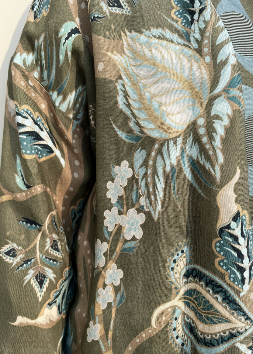 KIMONO CORTO FANTASIA VERDE