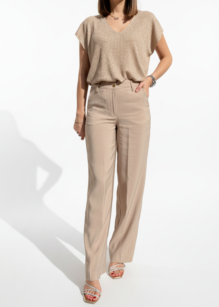 PANTALONE BOLIVIA EFFETTO SETA LAVATA