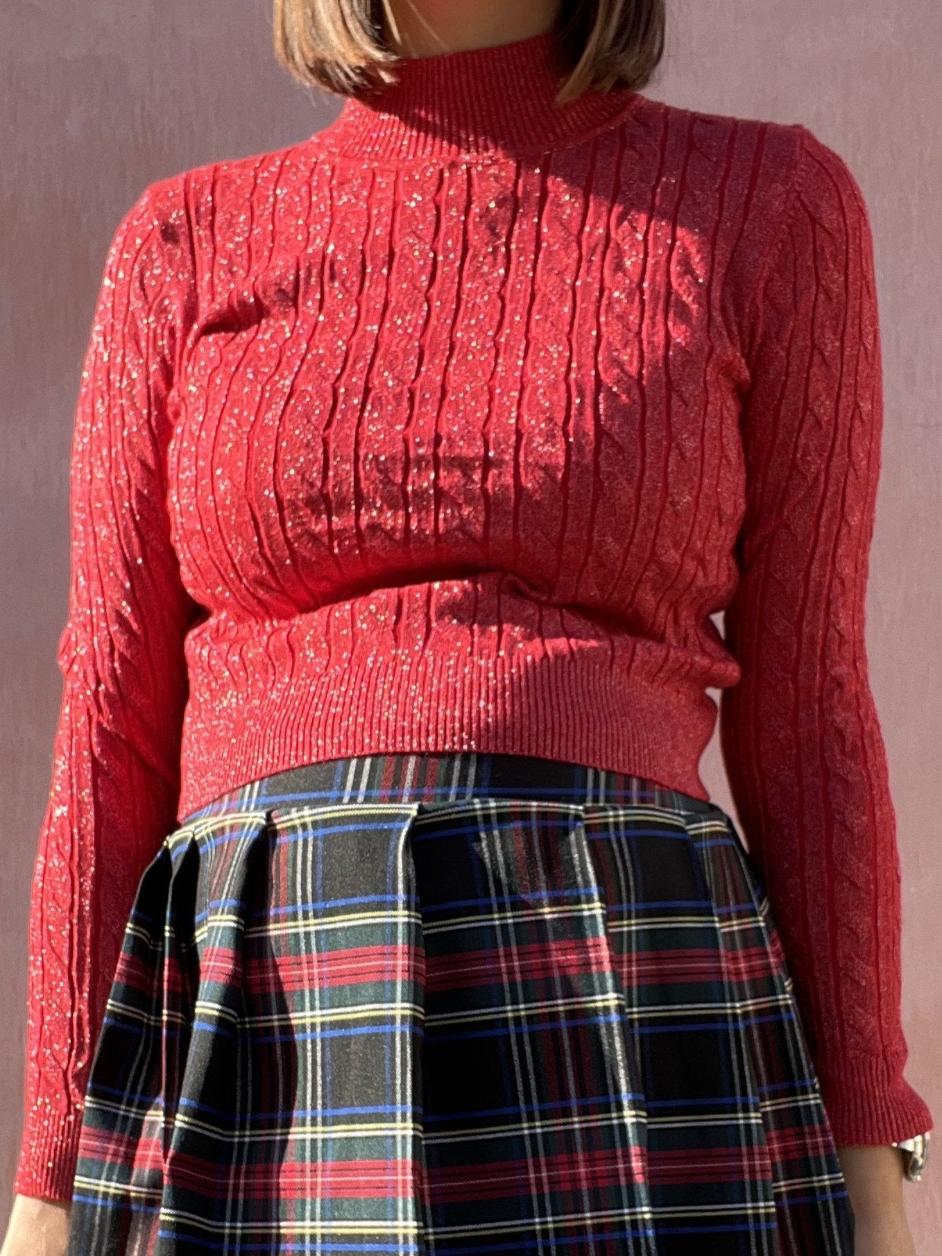 LUPETTO TRECCE LUREX
