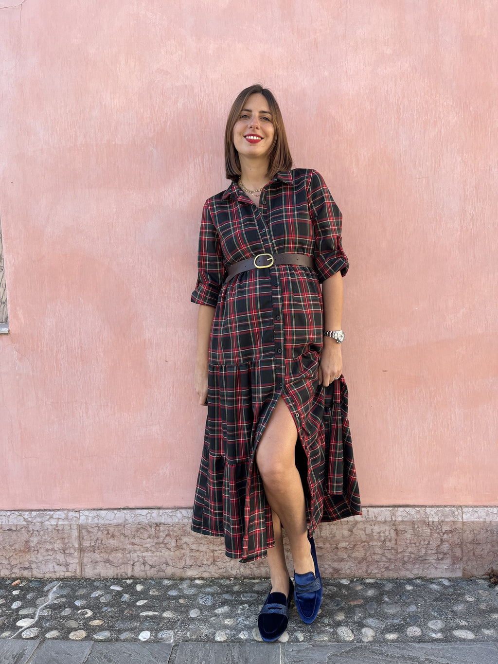 CHEMISIER TARTAN
