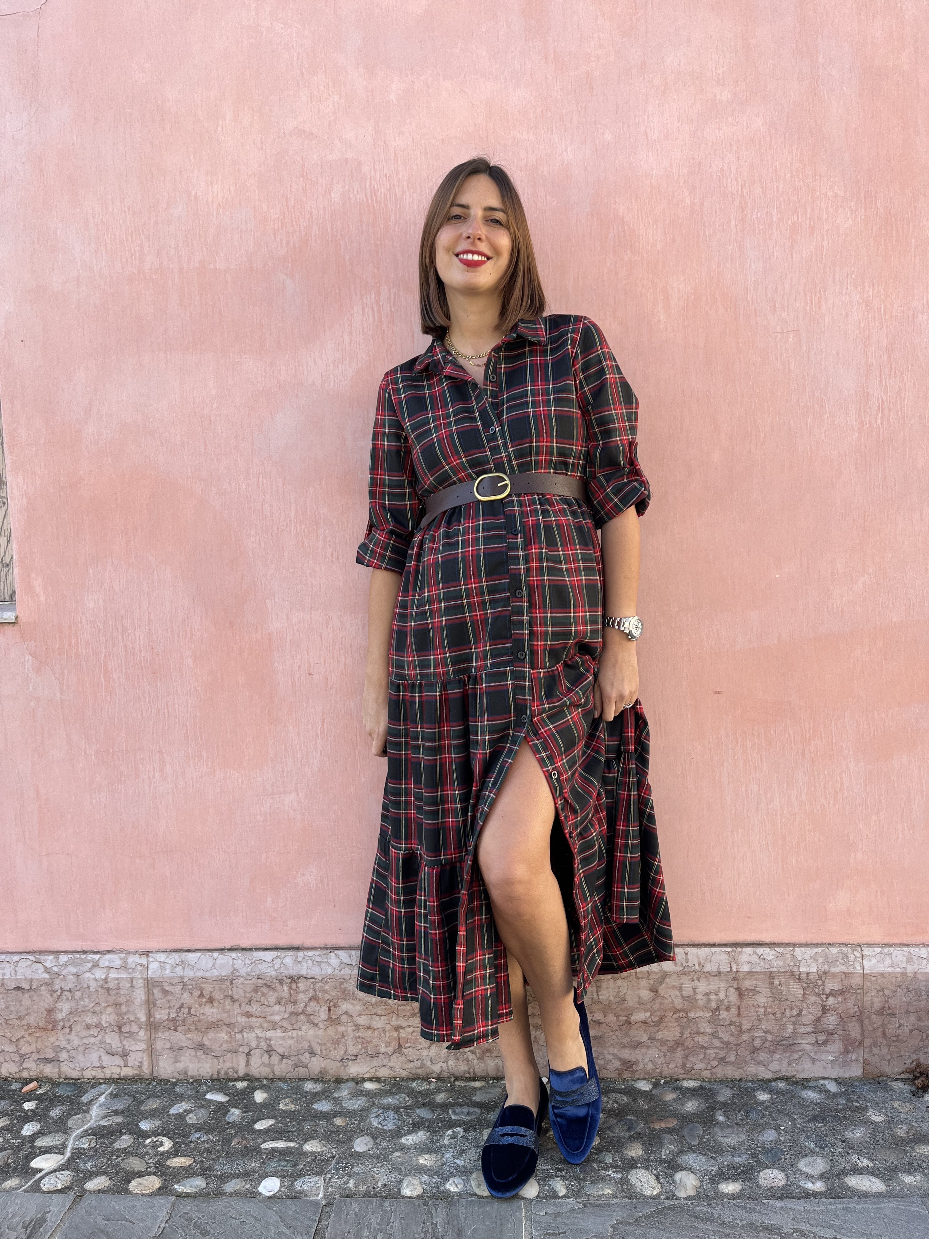 CHEMISIER TARTAN