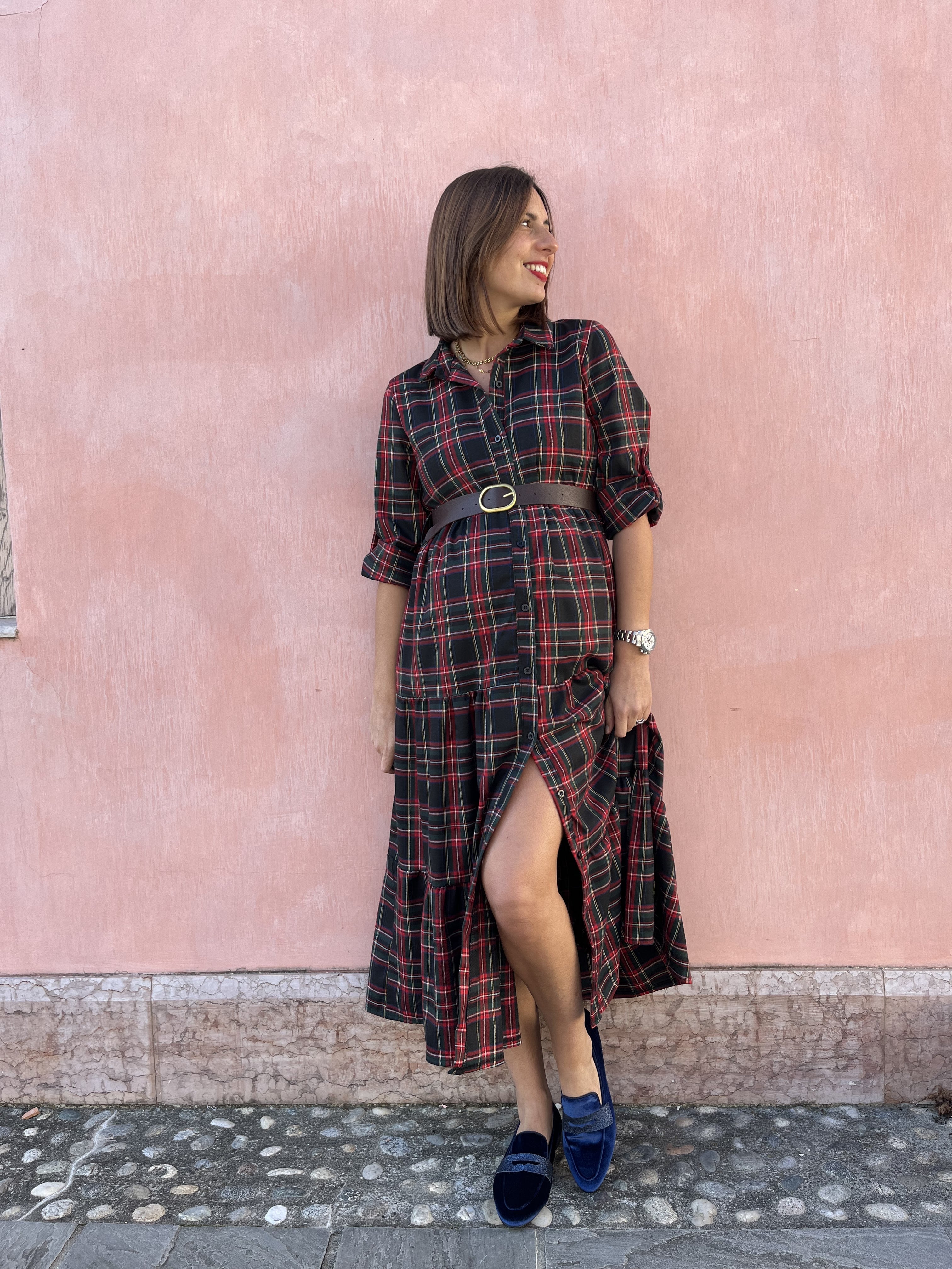 CHEMISIER TARTAN