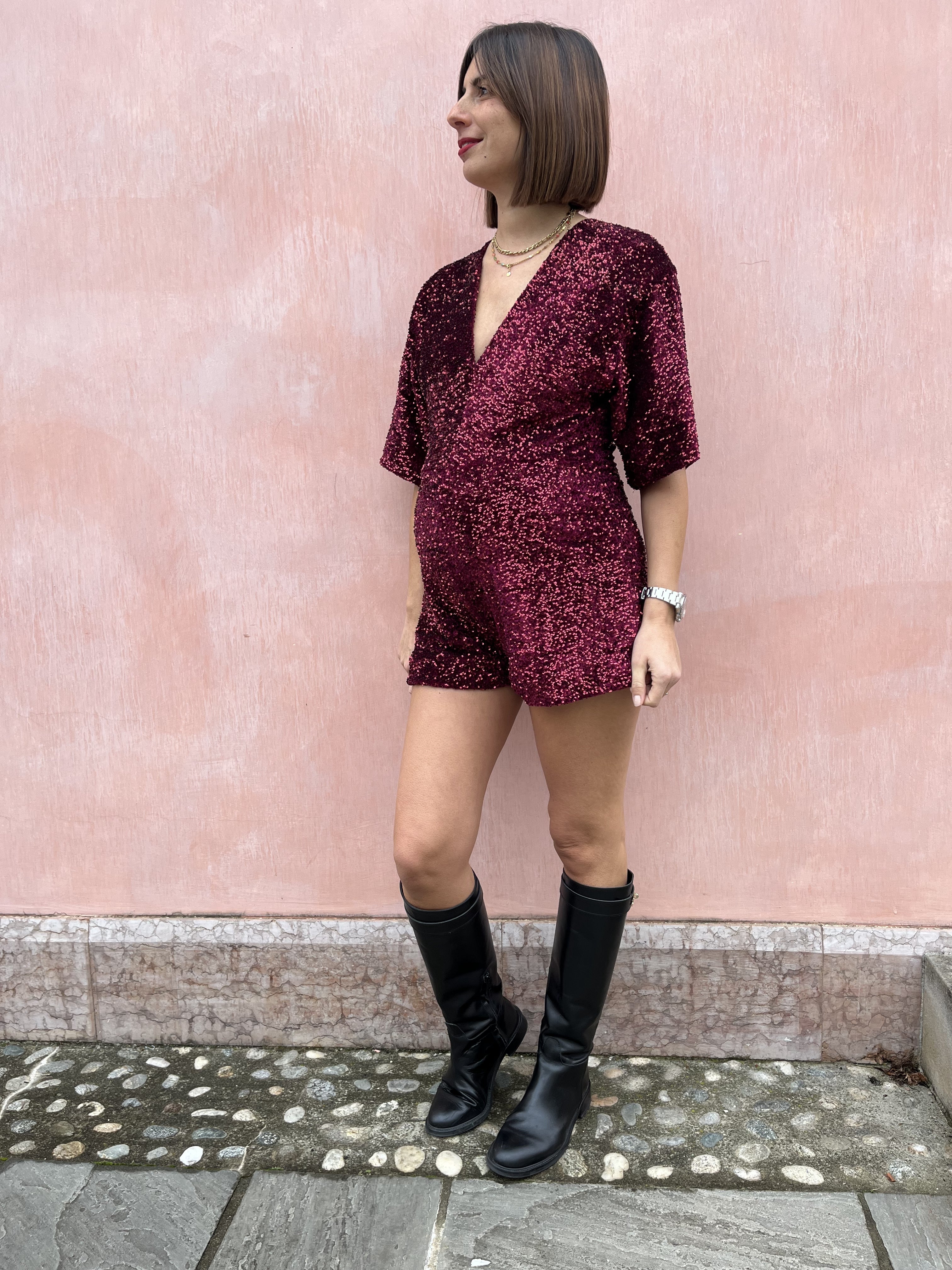 TUTINA CORTA IN PAILETTES