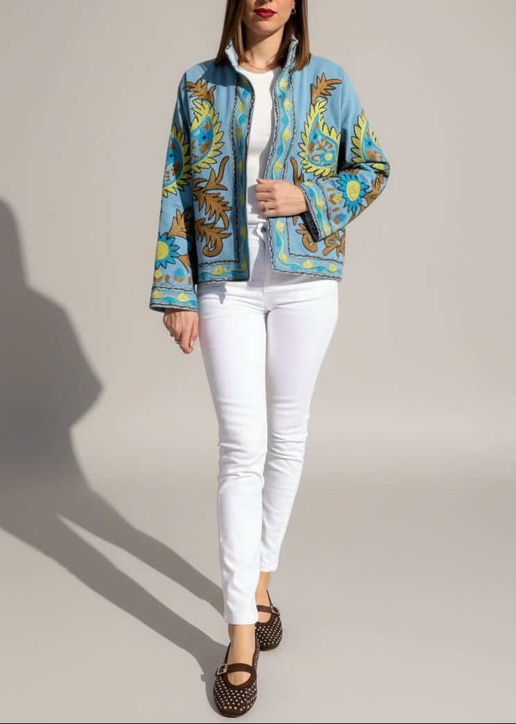 KIMONO RICAMATO COTONE