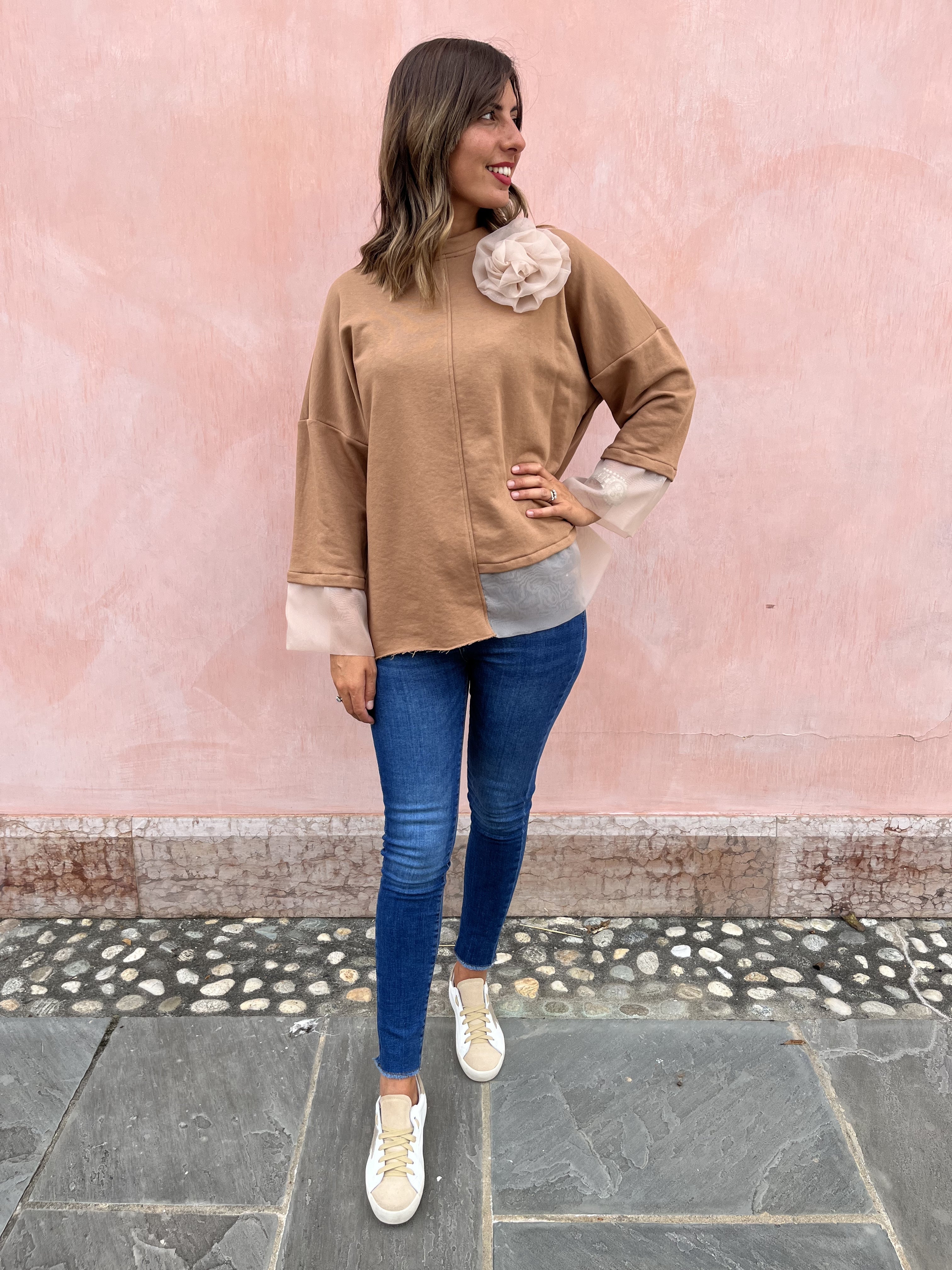 FELPA GARZATA TULLE FINALE