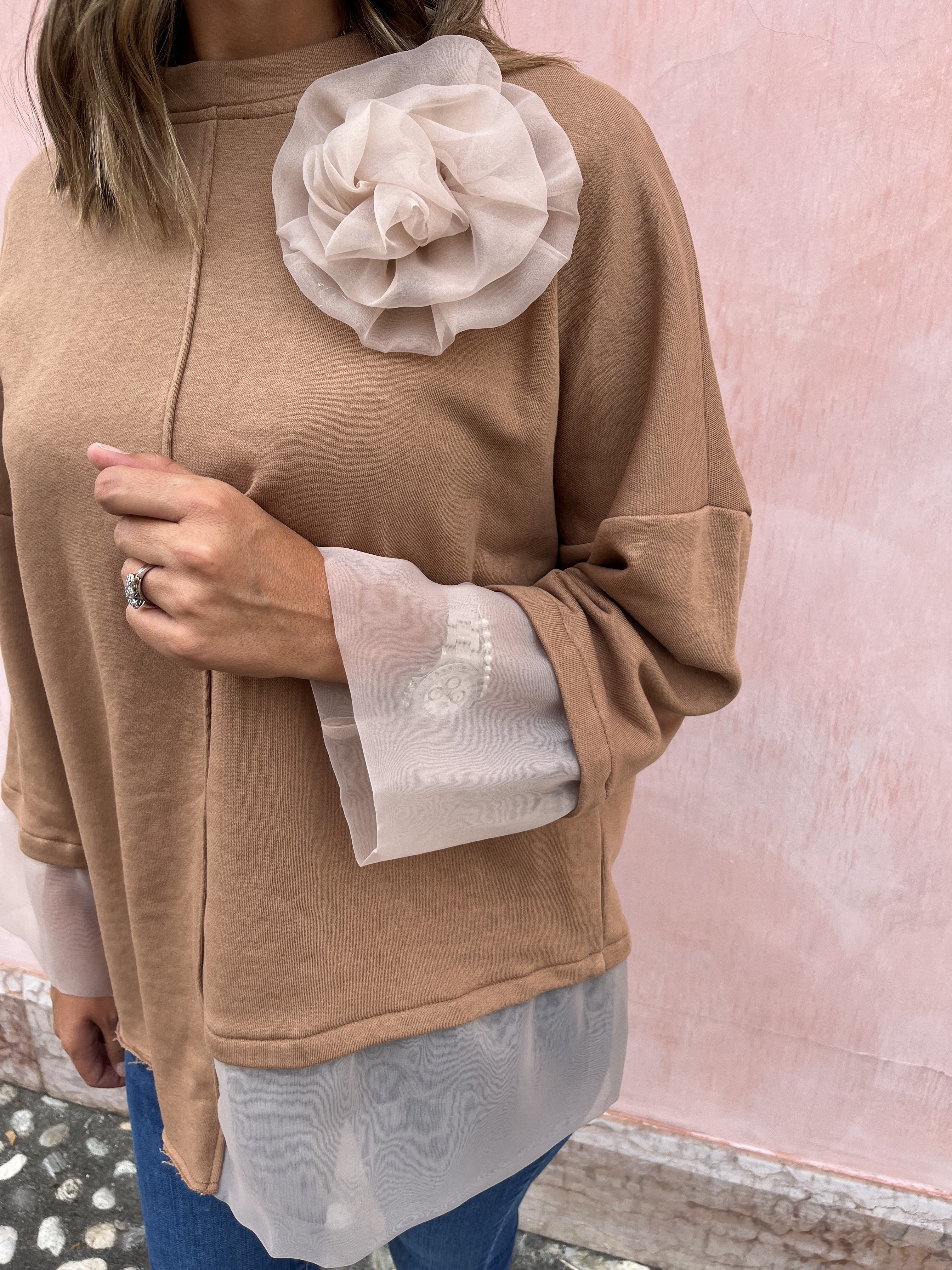 FELPA GARZATA TULLE FINALE