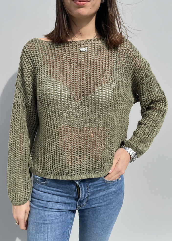 MAGLIONCINO TRAFORATO COTTON