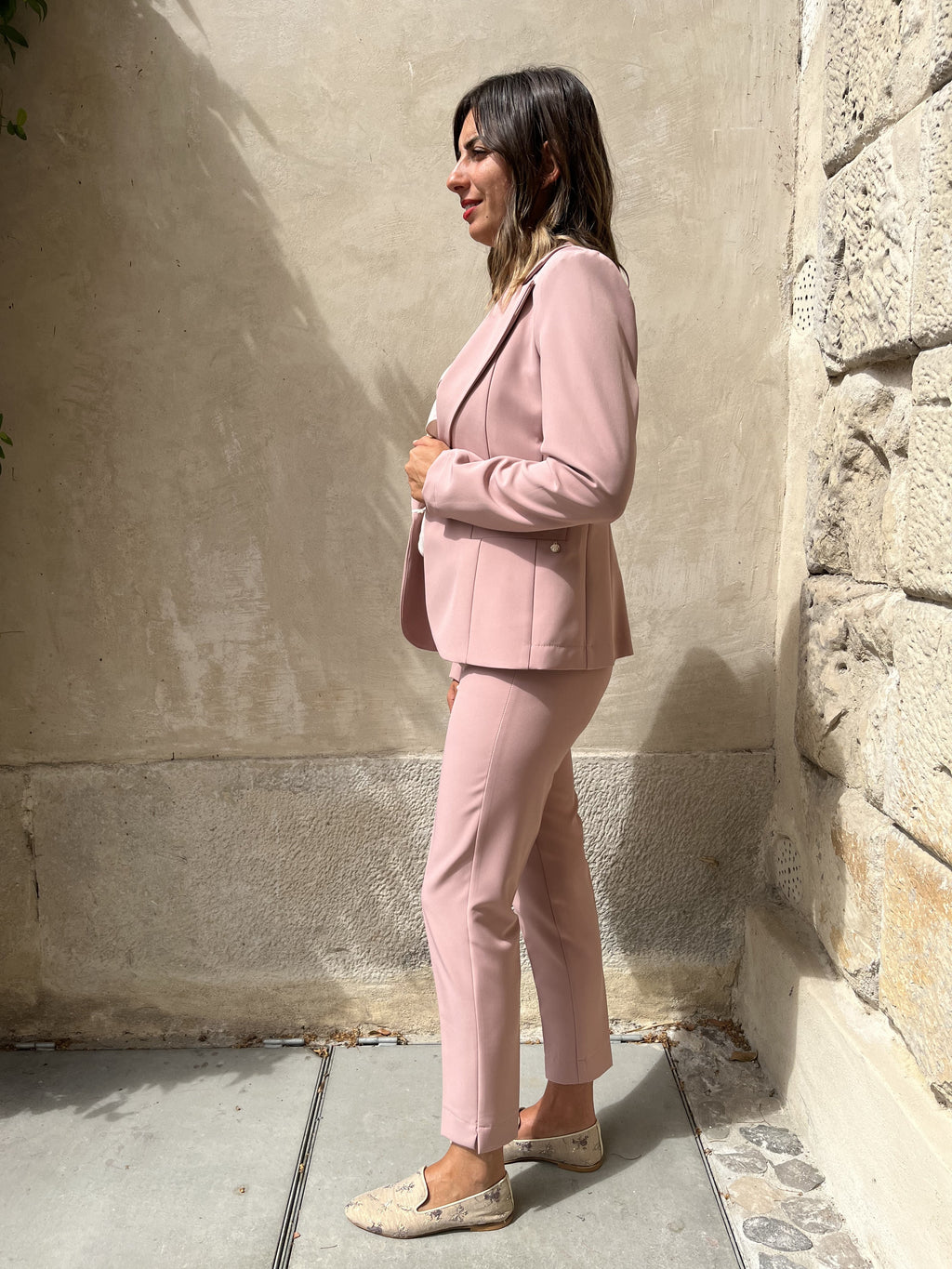 PANTALONE B52Z SIGARETTA SU GIACCA MONOPETTO
