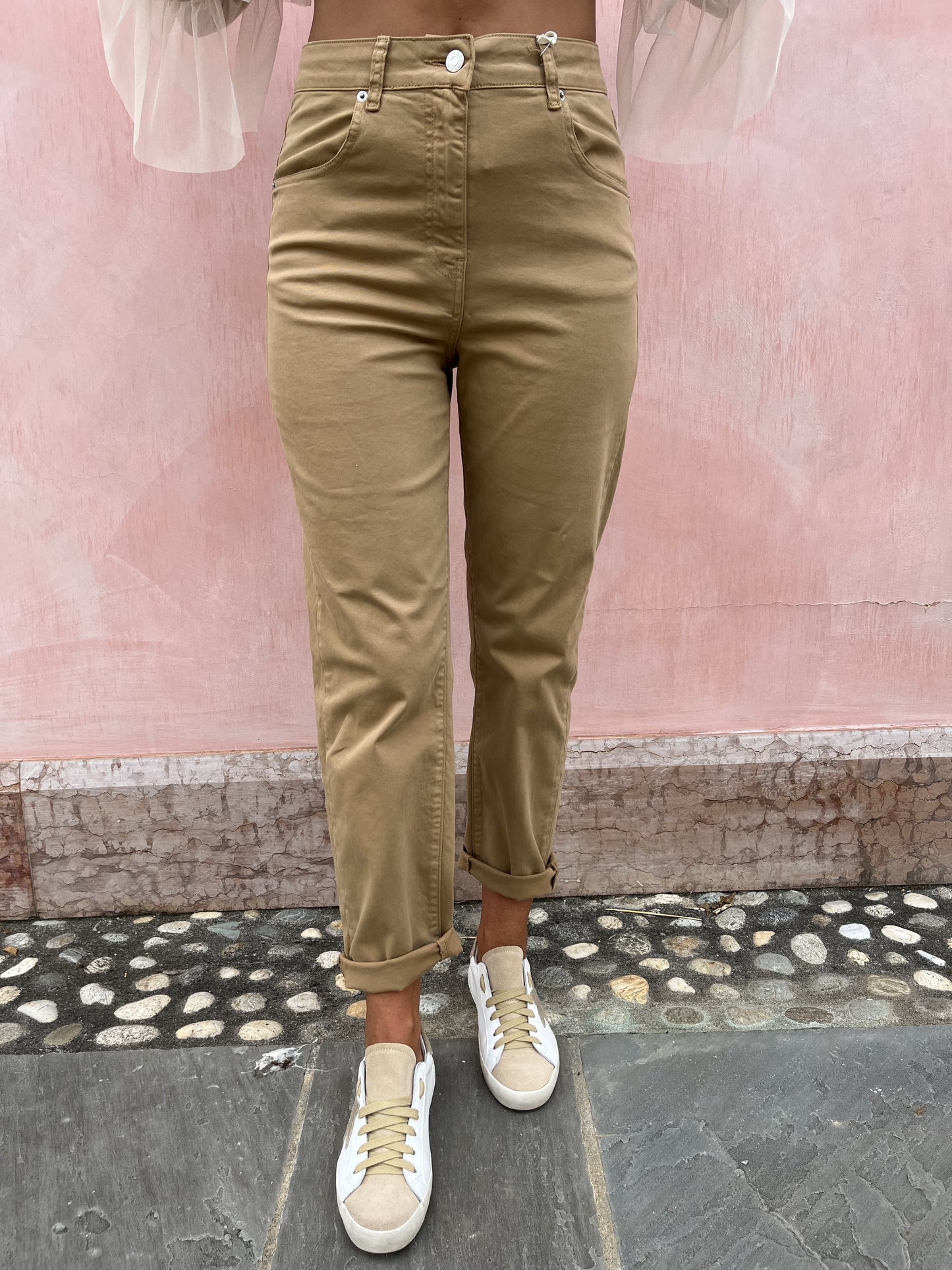 PANTALONE REGOLARE VITA ALTA