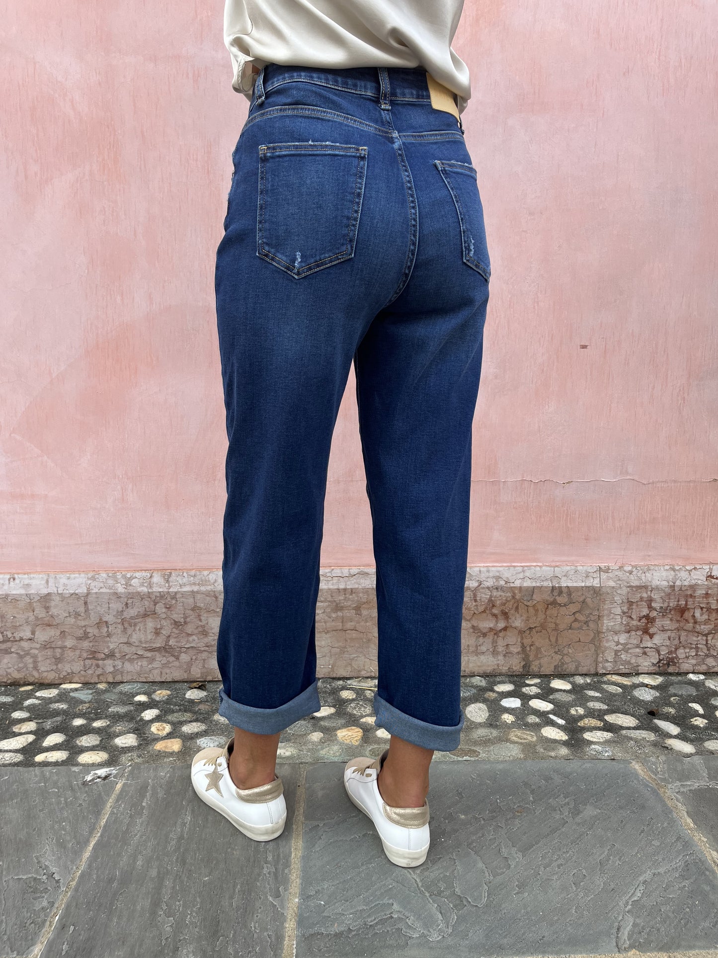 JEANS DENIM VITA ALTA