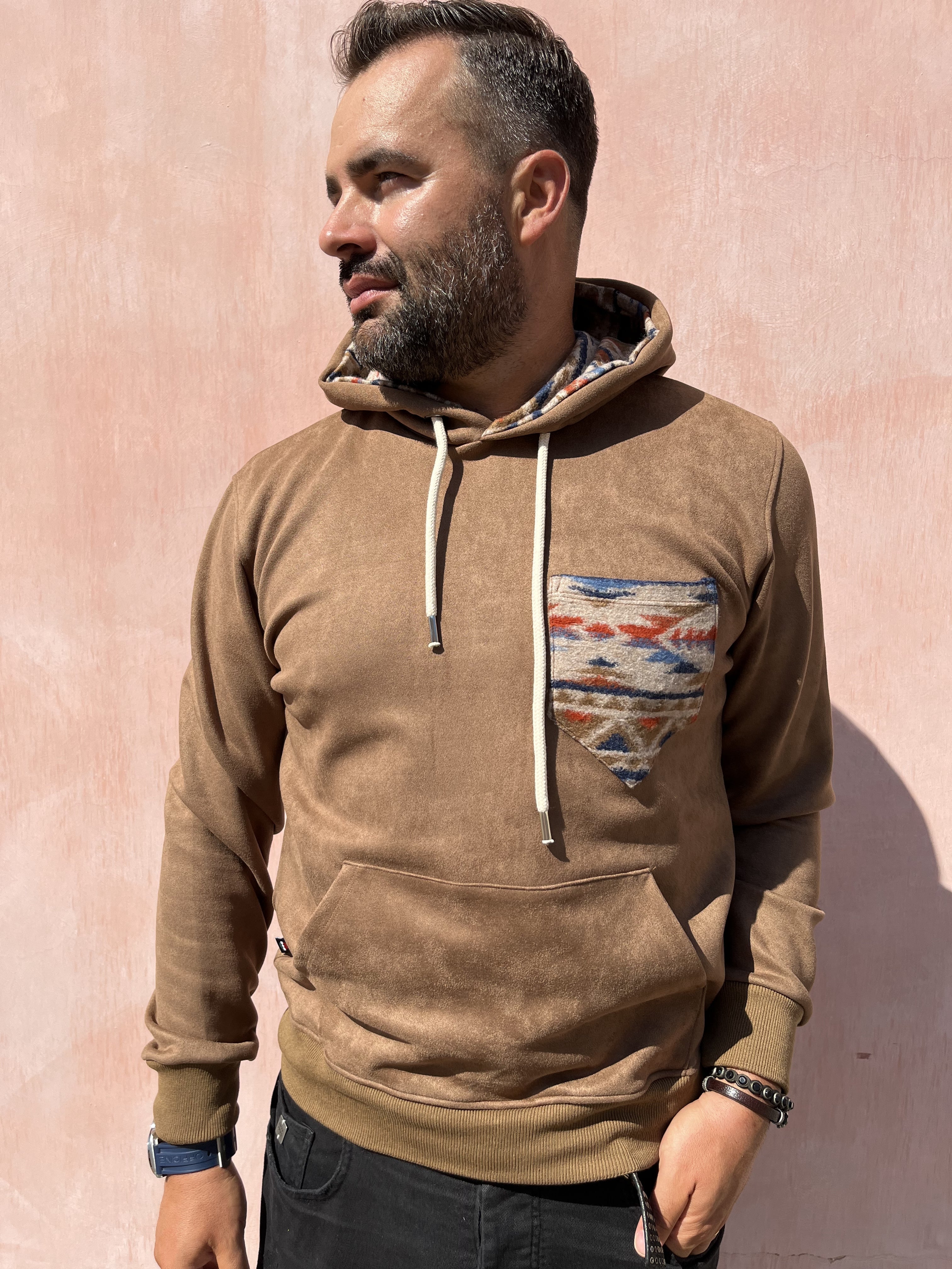 FELPA CAPPUCCIO ECORENNA PATCH