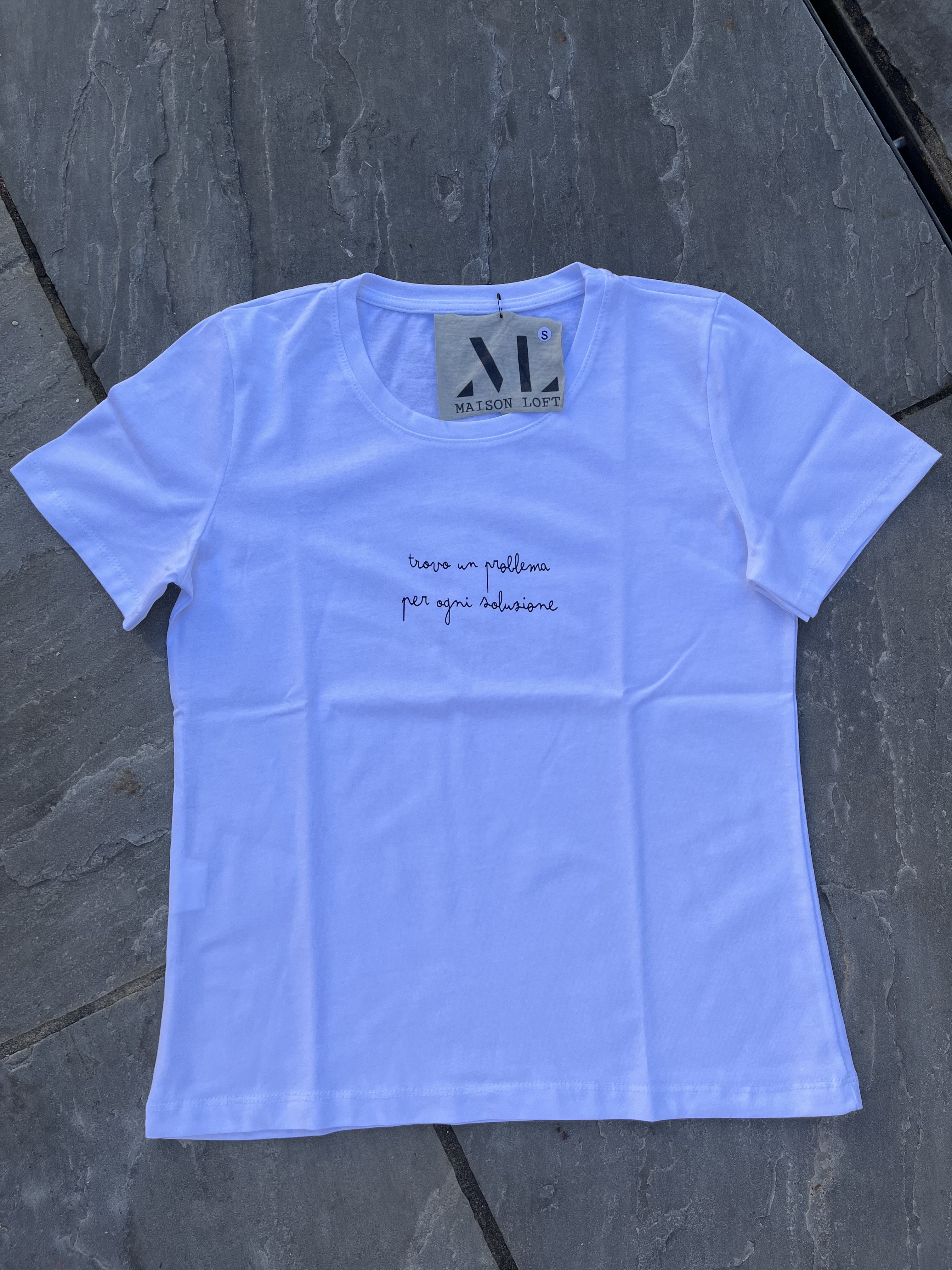T SHIRT TROVO UN PROBLEMA