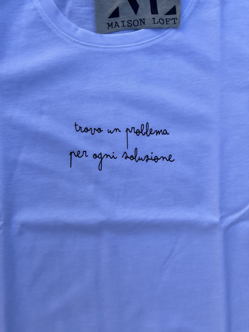 T SHIRT TROVO UN PROBLEMA