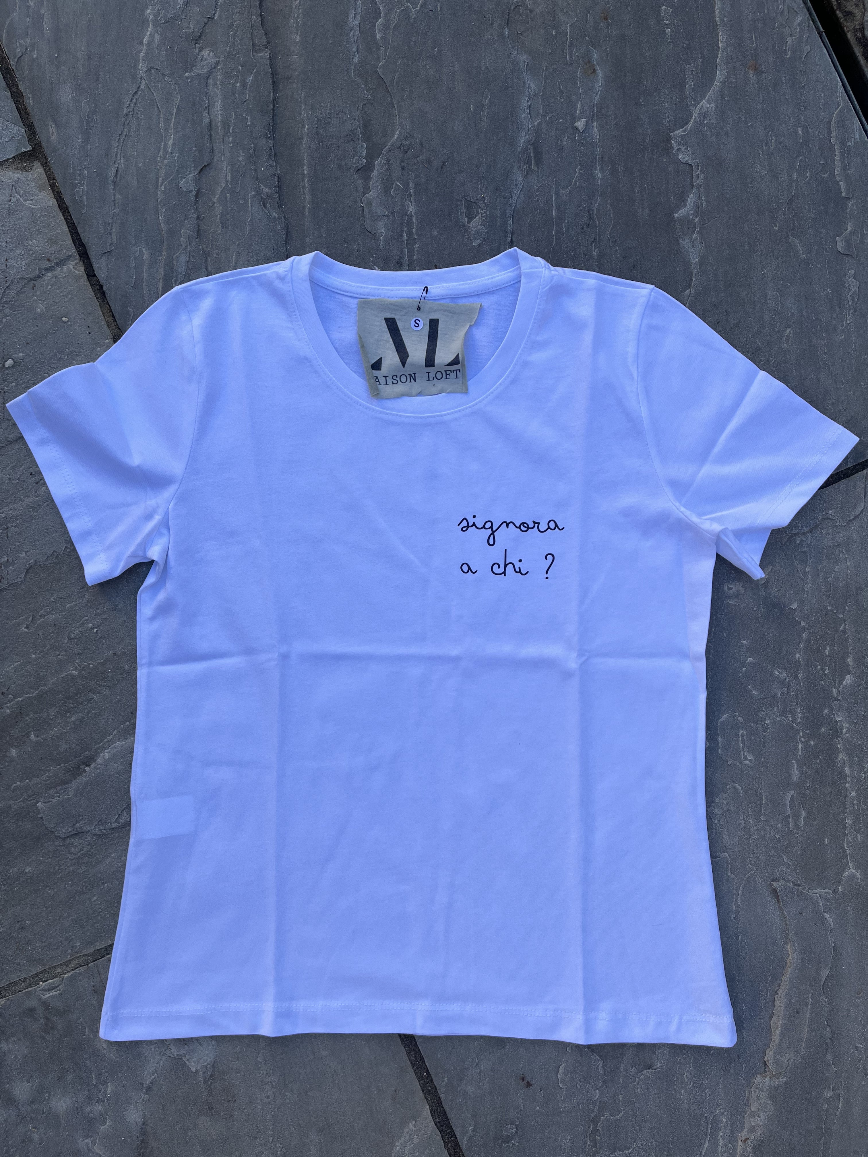 T SHIRT SIGNORA A CHI?