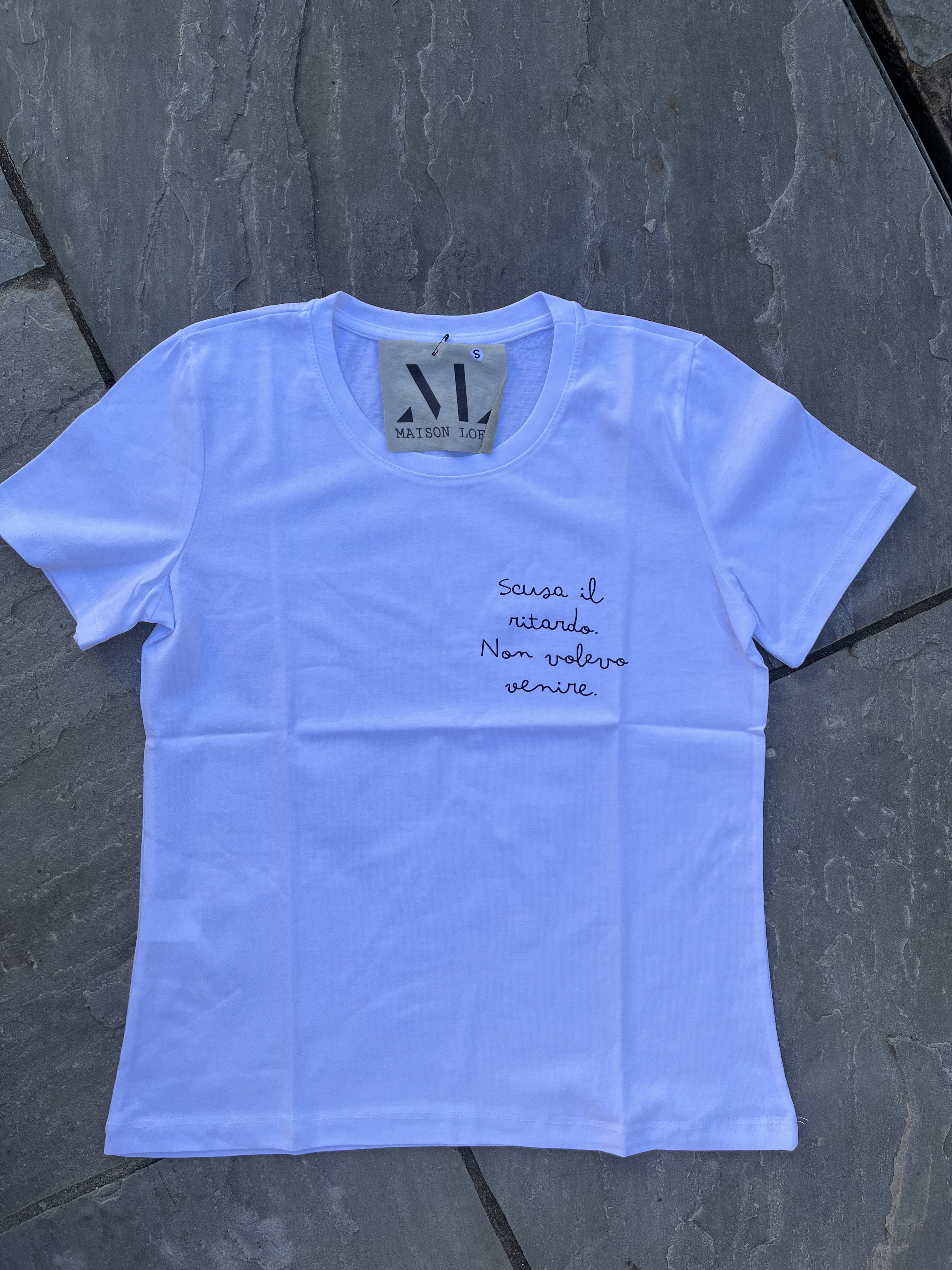 TSHIRT SCUSA IL RITARDO