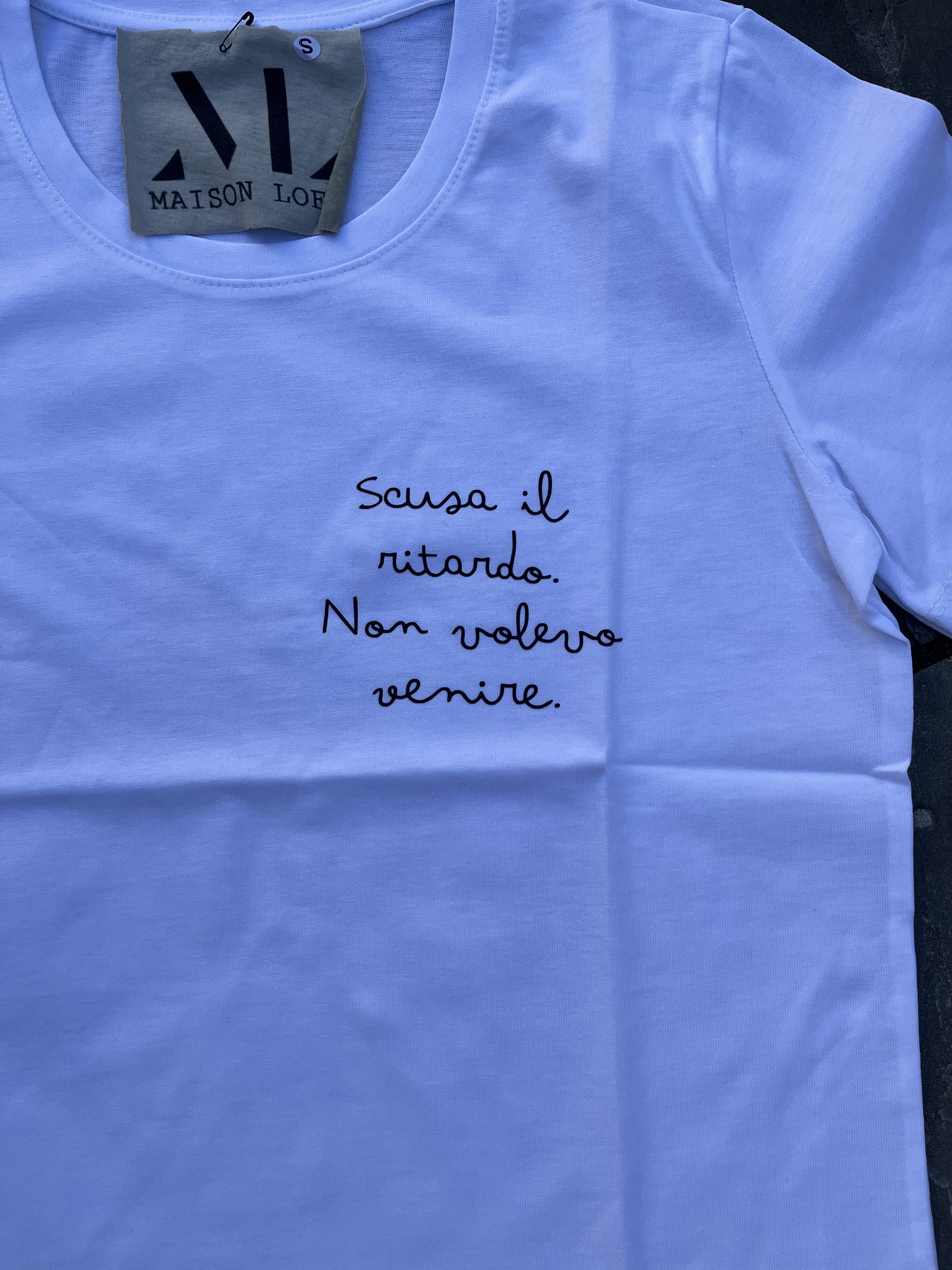 TSHIRT SCUSA IL RITARDO