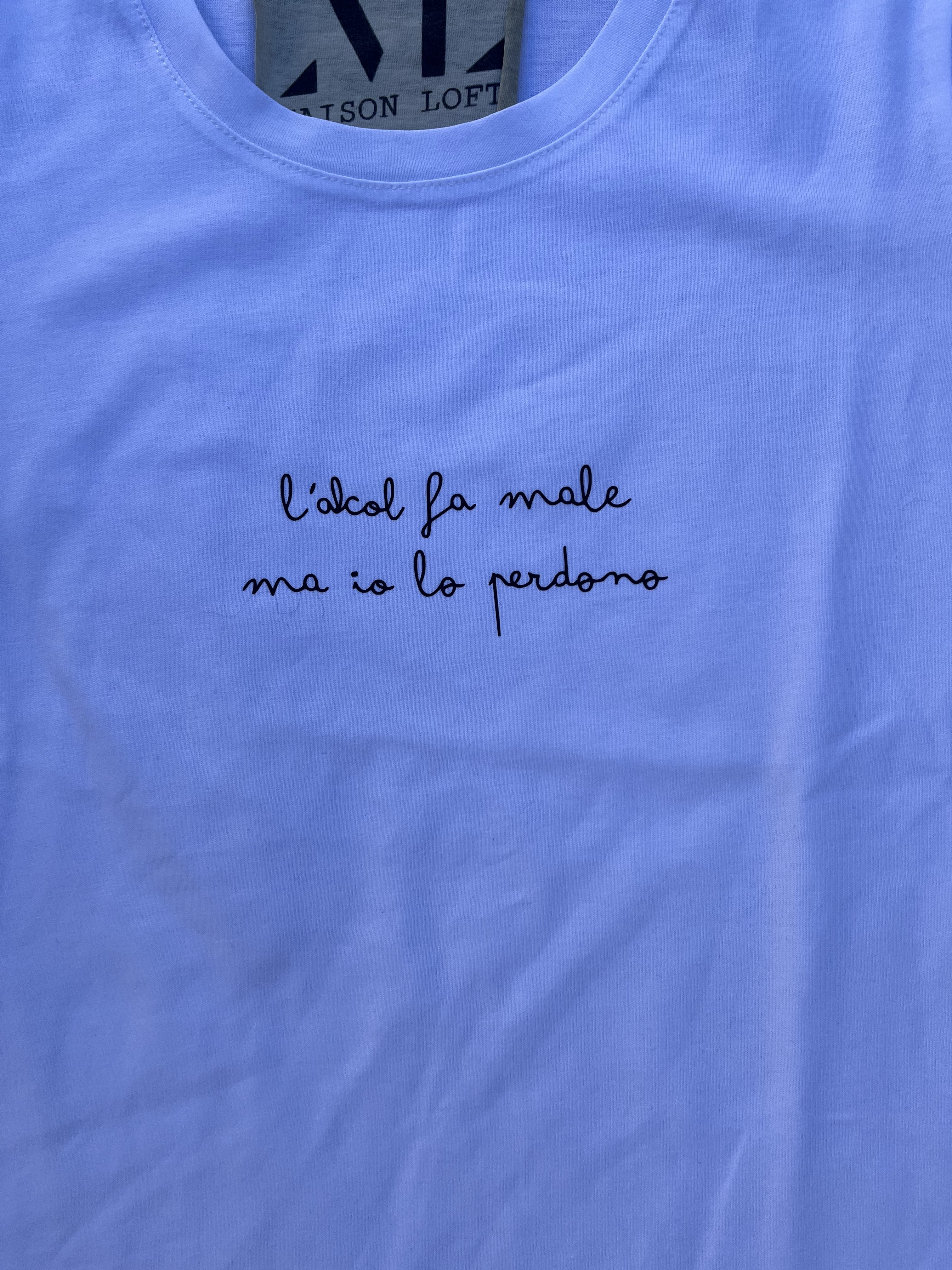 T SHIRT L'ALCOL FA MALE