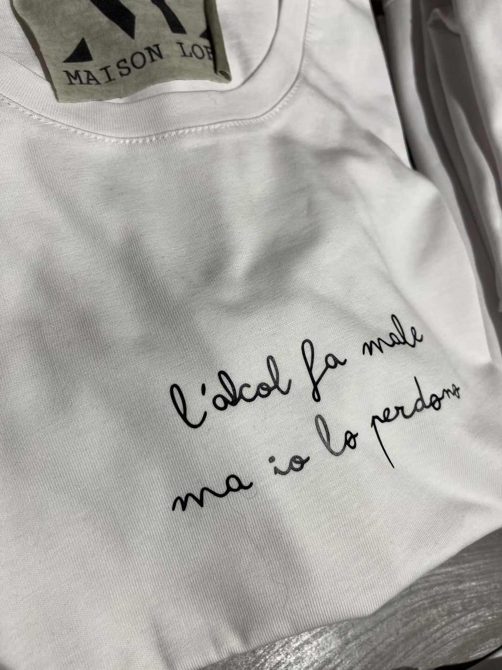 T SHIRT L'ALCOL FA MALE