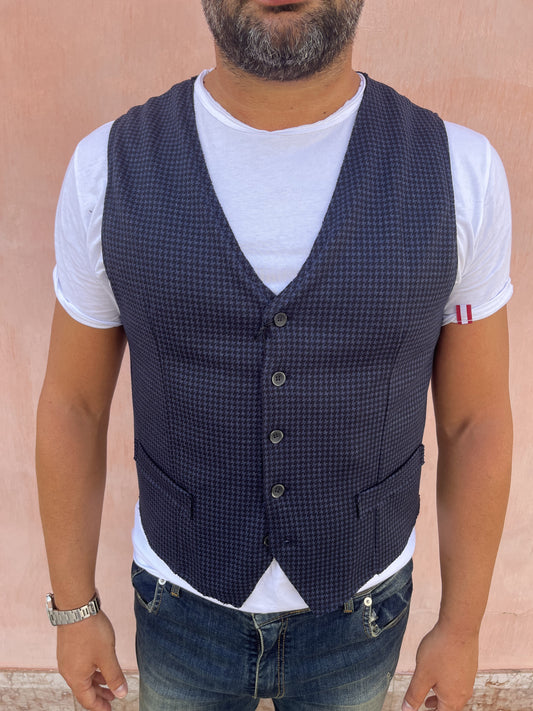 GILET SARTORIALE PIED DE POUL