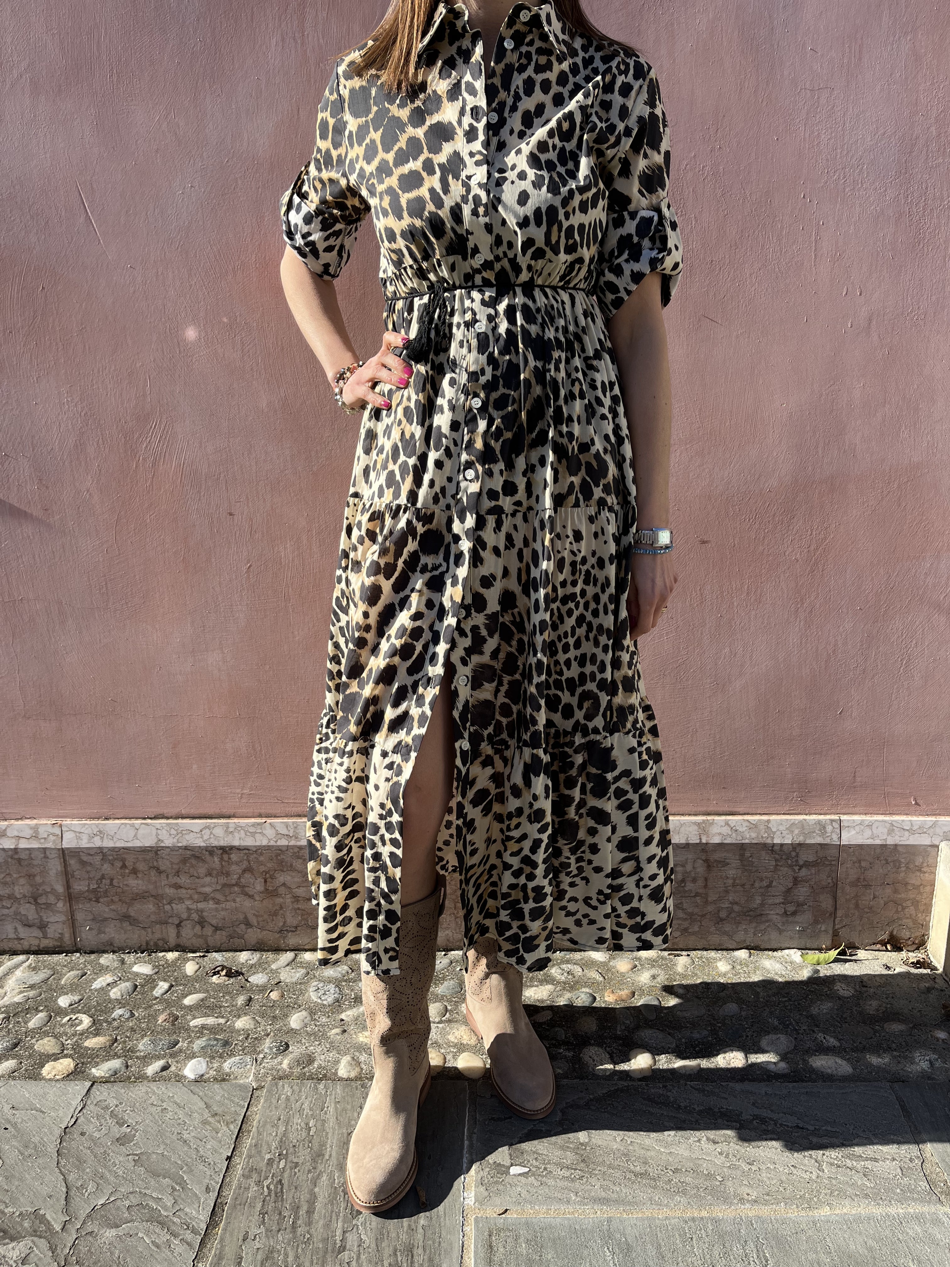 CHEMISIER LEOPARDATO DIXIE