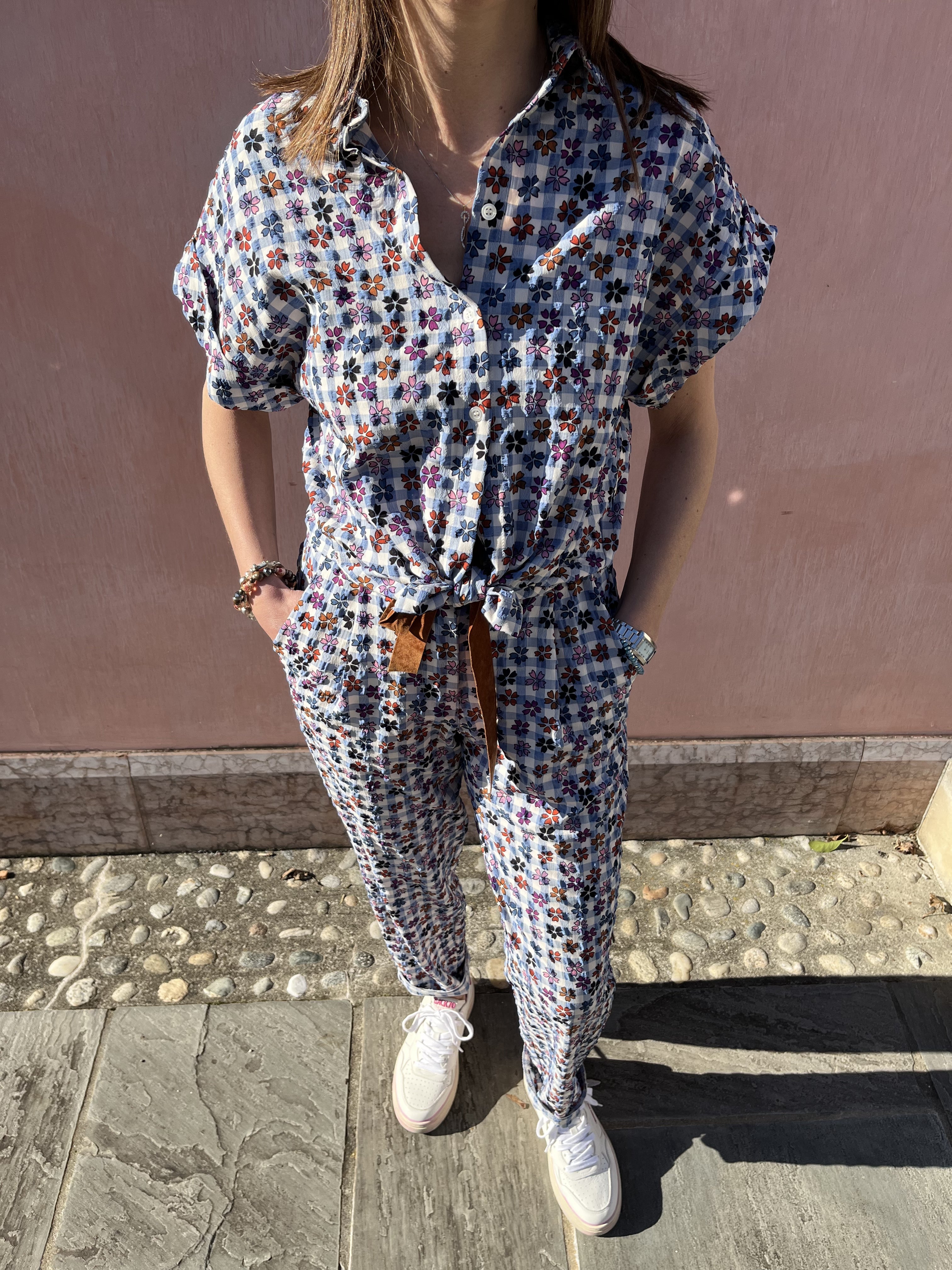 CAMICIA STAMPA FIORI DIXIE