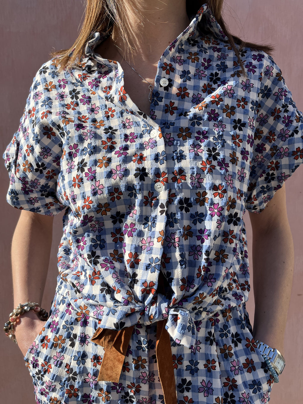 CAMICIA STAMPA FIORI DIXIE