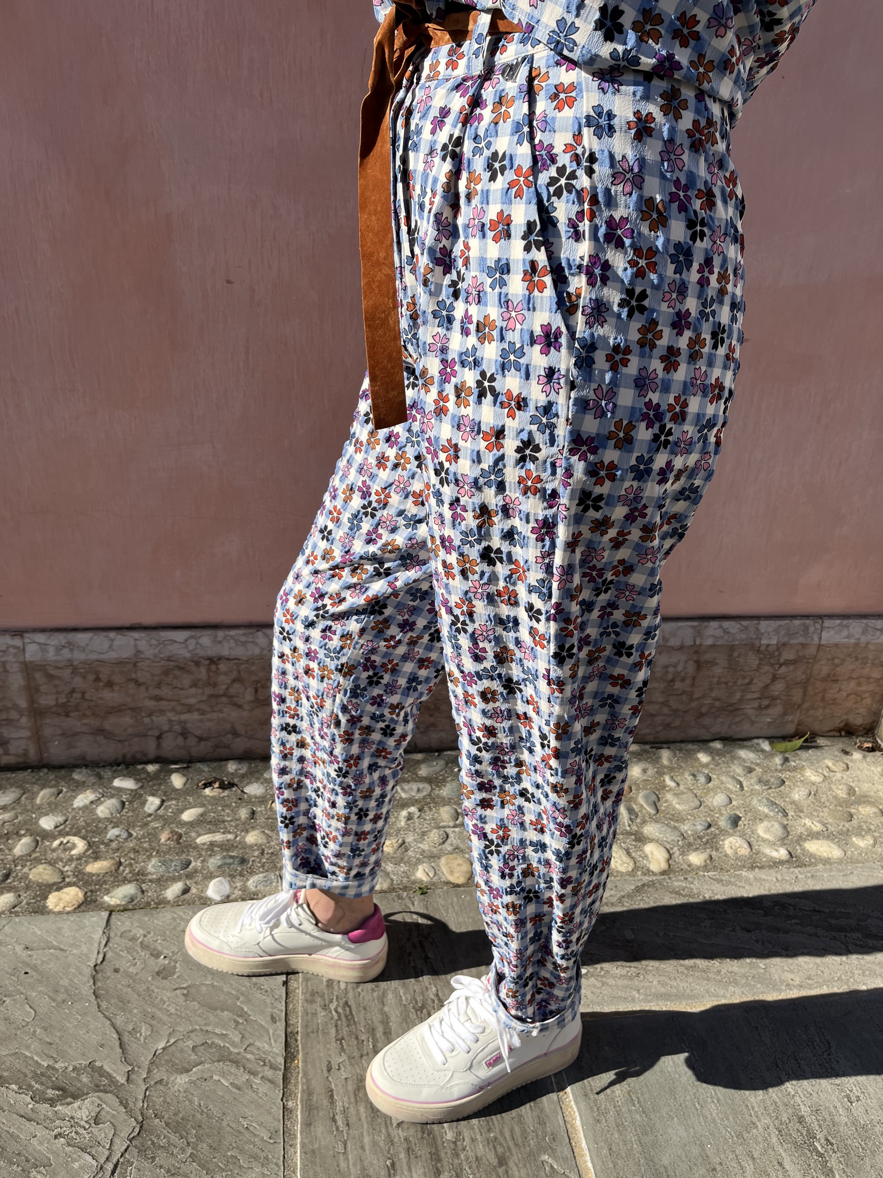 PANTALONE STAMPA FLOREALE DIXIE