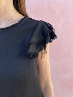 TSHIRT ROUGE MANICA DIXIE