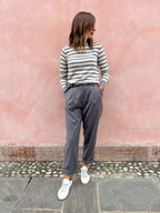 MAGLIA GIROCOLLO RIGHE