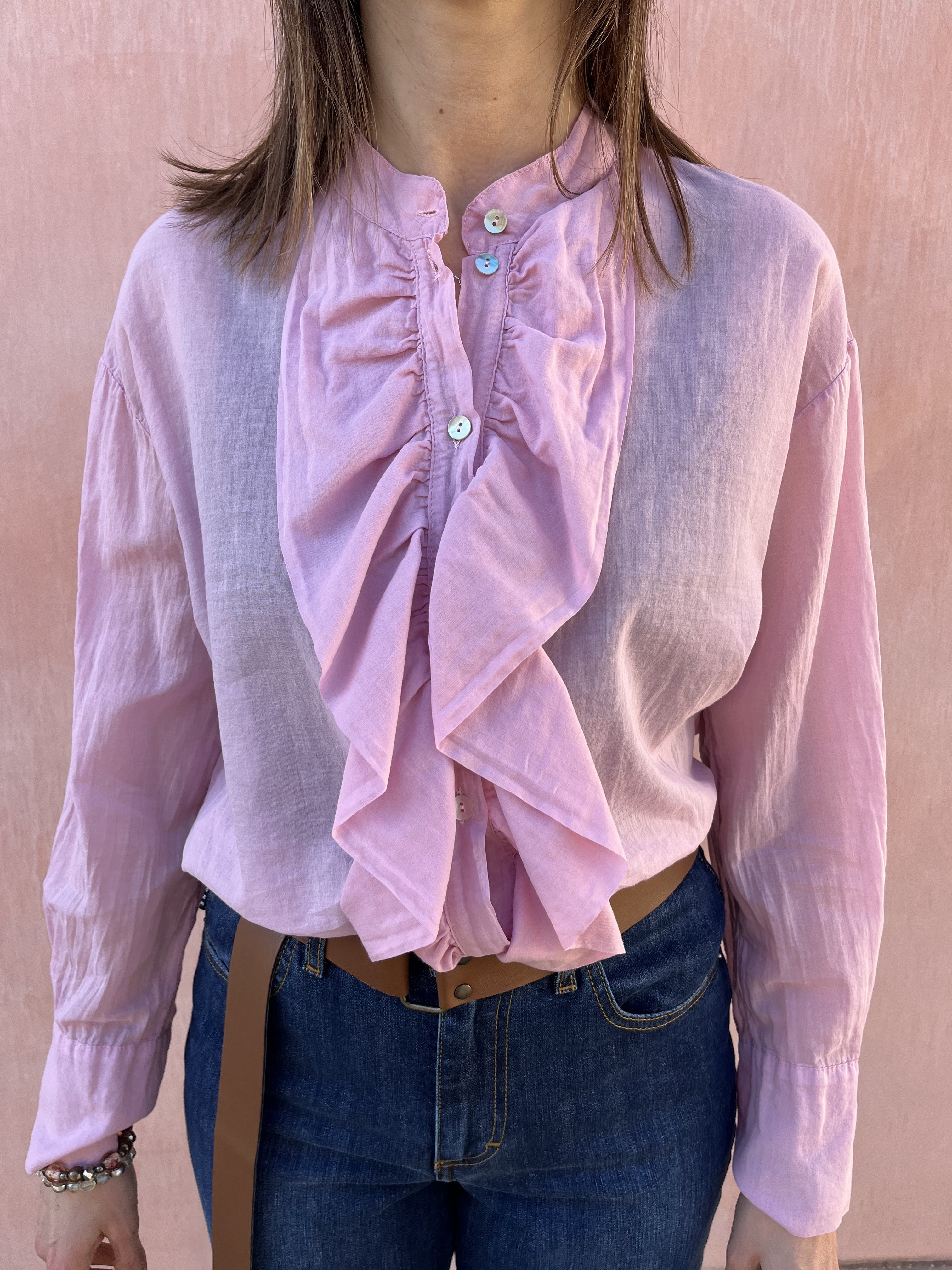 CAMICIA MUSSOLA ROUGE DIXIE