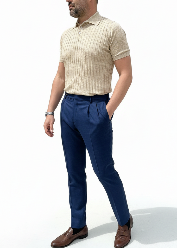 POLO COSTA MISTO LINO