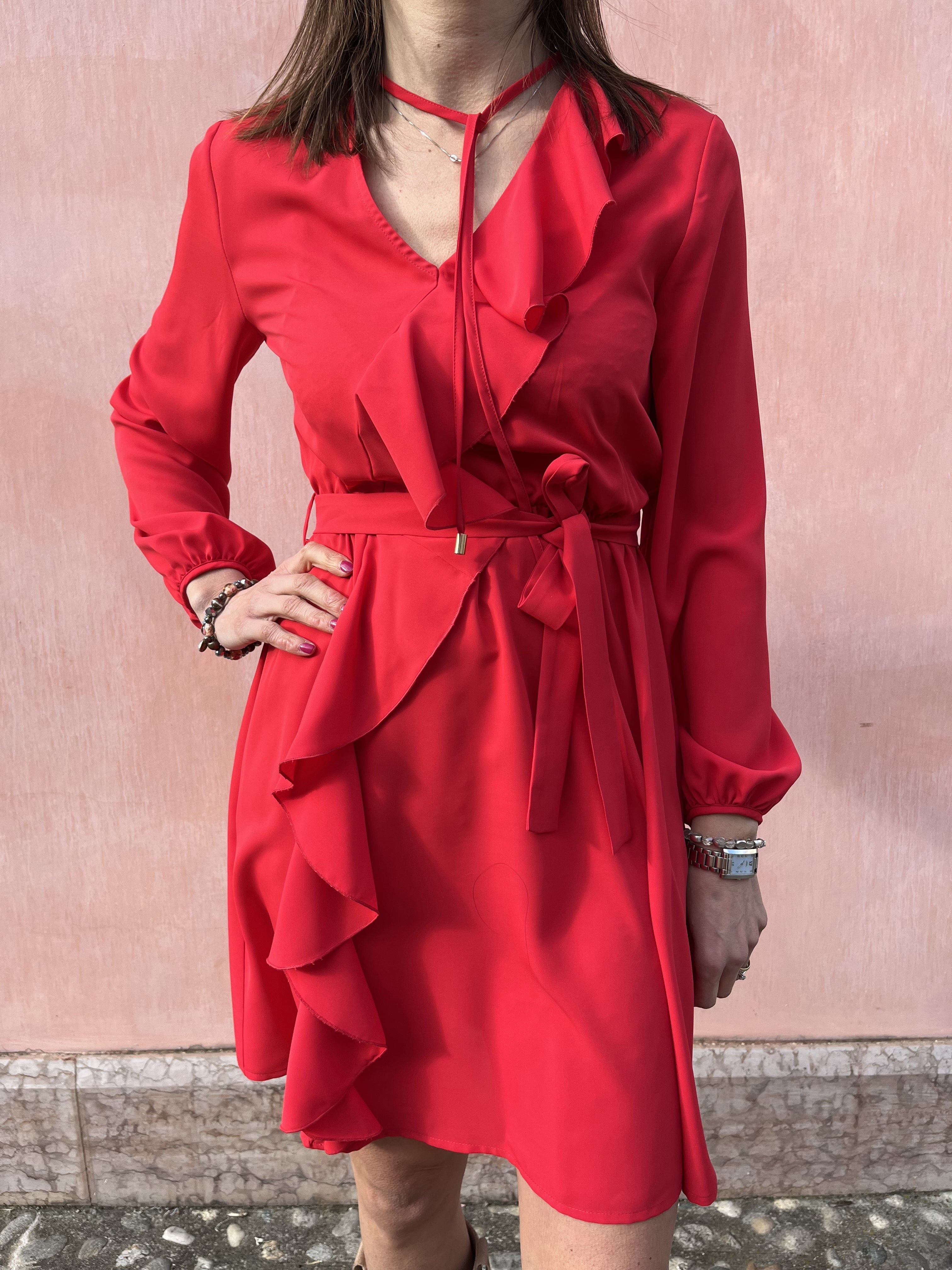 ABITO CORTO CON ROUGE